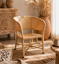 Chaise en rotin naturel style intemporel | BALI