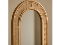 Grand miroir en rotin forme arche | RODI